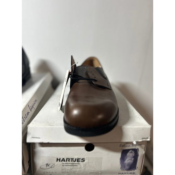 Vintage Hartjes Men's Terracotte Brown‎ Leather Derby 15163 - Picture 1 of 4